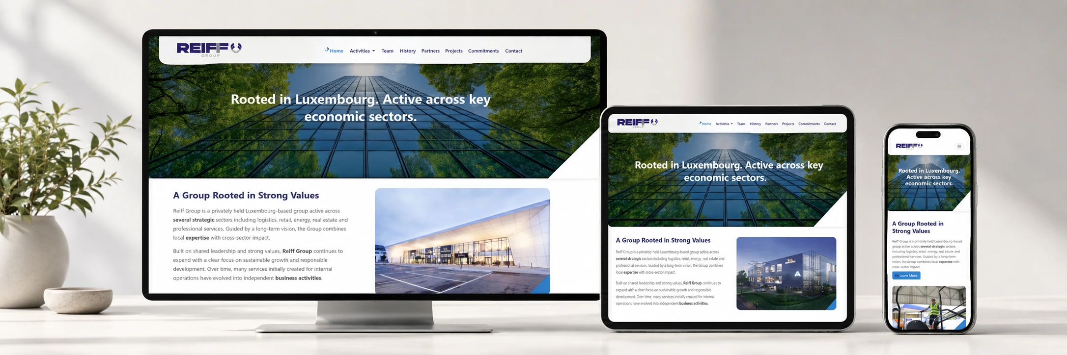 Exemple responsive site Ineako
